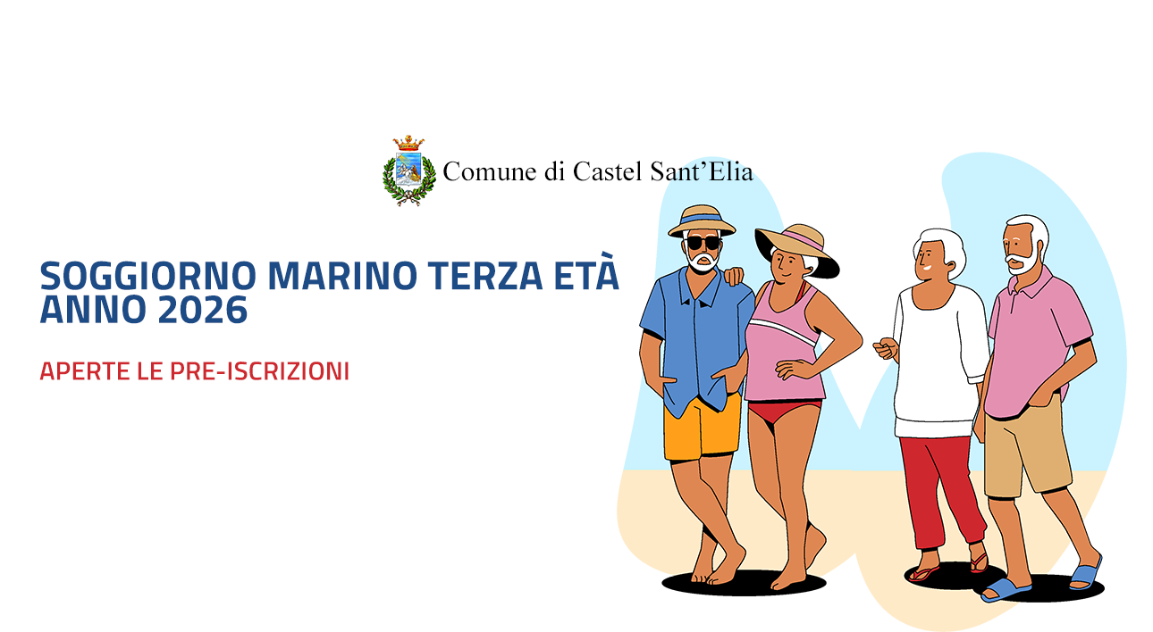 ANTEPRIMA CASTELSANTELIA 2026 soggiorno marino anziani