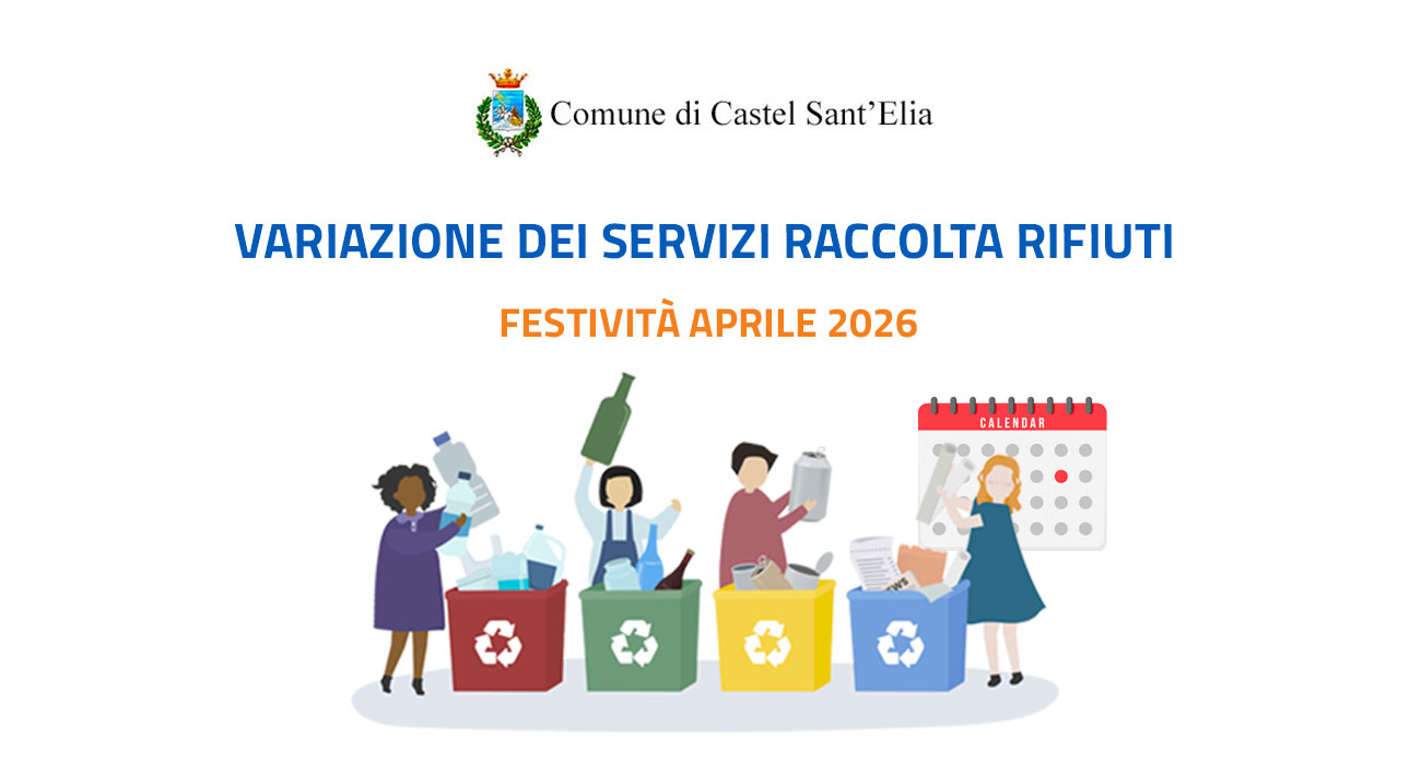 Cover variazione raccolta rifiuti castel santelia